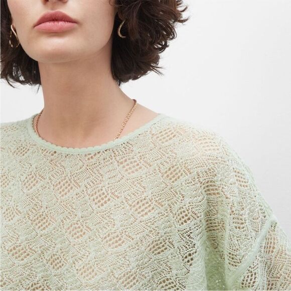 EUC Club Monaco Cropped Top(size Large) - Picture 2 of 9